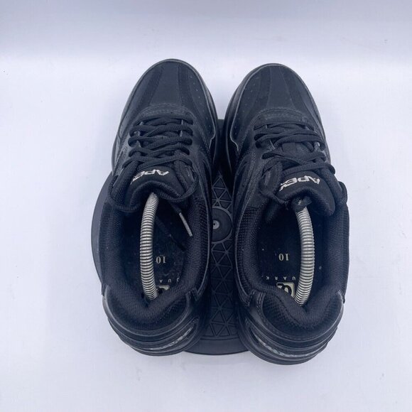 Apex Walker X801 Womens Walking Orthopedic Black Leather Lace Up Shoes Size 10 - Picture 8 of 9